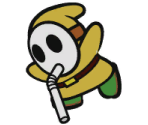 Slurp Guy (Yellow) - Paper Mario: Color Splash
