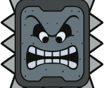 Thwomp - Paper Mario: Color Splash
