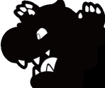 Black Bowser (1st Phase, Mask) - Paper Mario: Color Splash