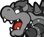 Black Bowser (2nd Phase) - Paper Mario: Color Splash