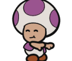 Toad (Purple) - Paper Mario: Color Splash