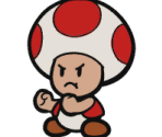 Toad (Red) - Paper Mario: Color Splash
