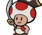 Toad (Captain) - Paper Mario: Color Splash
