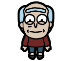 Grandpa Rick - Pocket Mortys