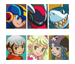 Portraits - Mega Man Battle Chip Challenge