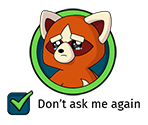 "Rate Us!" Message - Dynamons World