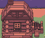 Alec's House (Exterior, Sunset) / Mt. Oriander - Mother 3 (JPN)