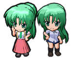 Mion and Shion Sonozaki - Super Heroine Chronicle