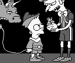 Title Screen, Menus, and Cutscenes - The Simpsons: Bart & the Beanstalk