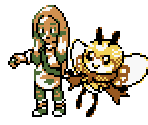 Mina & Ribombee - Pokémon Customs