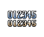 Number Font - Koumajou Densetsu II: Stranger's Requiem
