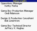 Game Credits - Microsoft Entertainment Pack