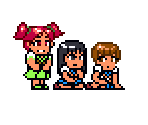 Momozono, Chiho, & Shiori - River City: Rival Showdown