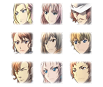 Battle Faces (Small) - Valkyria Chronicles 3: Unrecorded Chronicles