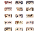 Battle Faces (Eyes) - Valkyria Chronicles 3: Unrecorded Chronicles