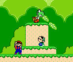 Overworld and Interactive Tiles - Super Mario World (Bootleg)