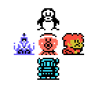 Playable Characters - Parodius: The Octopus Saves the Earth