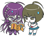 Menu Chibis - Danganronpa Another Episode: Ultra Despair Girls