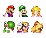 Selection Portraits - Mario Party 2