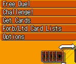 Main Menu - Yu-Gi-Oh! Ultimate Masters: World Championship Tournament 2006