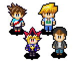 Main Characters (Overworld) - Yu-Gi-Oh!: 7 Trials to Glory