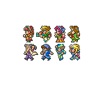 Playable Characters - Romancing SaGa (JPN)