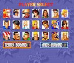 Vs. Player Select - Real Bout Fatal Fury Special: Dominated Mind (JPN)