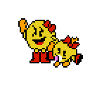 Ms. Pac-Man and Pac-Baby - Pac-Land