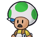 Toad (Shop Owner) - Paper Mario: The Thousand-Year Door