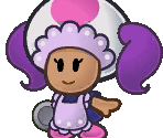 Toad Waitress - Paper Mario: The Thousand-Year Door