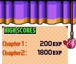 Extras Menu Upper Screen - Kirby Mass Attack