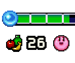 Lower Screen HUD - Kirby Mass Attack