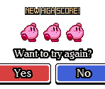 Brawl Ball Game Over Lower Screen - Kirby Mass Attack