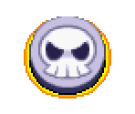 Skull Tap Button - Kirby Mass Attack