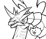 Bahamut Cat - The Battle Cats