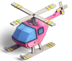 Helicopter - Zombie Island