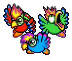 Birdon (Enemy) - Kirby Super Star / Kirby's Fun Pak
