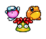 Blipper, Slippy, & Glunk - Kirby Super Star / Kirby's Fun Pak