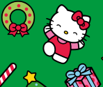 Backgrounds - Hello Kitty Christmas Puzzles