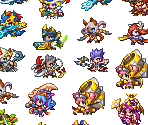 Field Sprites - Brave Frontier Memories