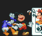 Continue Screen - World of Illusion Starring Mickey Mouse and Donald Duck