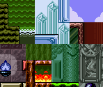 Level Tilesets East - Wario Land 3