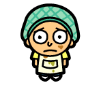 #166 Kitchen Boy Morty - Pocket Mortys