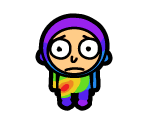 #171 Rainbow Suit Morty - Pocket Mortys