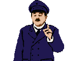 Trainmaster Verges (Corridor, Conversing) - The Last Express