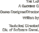 Credits - The Last Express