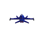 Player Ship - Blue Lightning