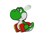 Yoshi Chief (Paper Mario-Style) - Paper Mario Customs