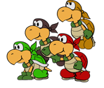Koopa Bros (Paper Mario-Style) - Paper Mario Customs