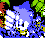 Title and "Menu" Screens (Sonic 3D Blast 6) - Sonic 3D Blast 5 / Sonic Jam 6 / Sonic & Knuckles 5 (Bootleg)